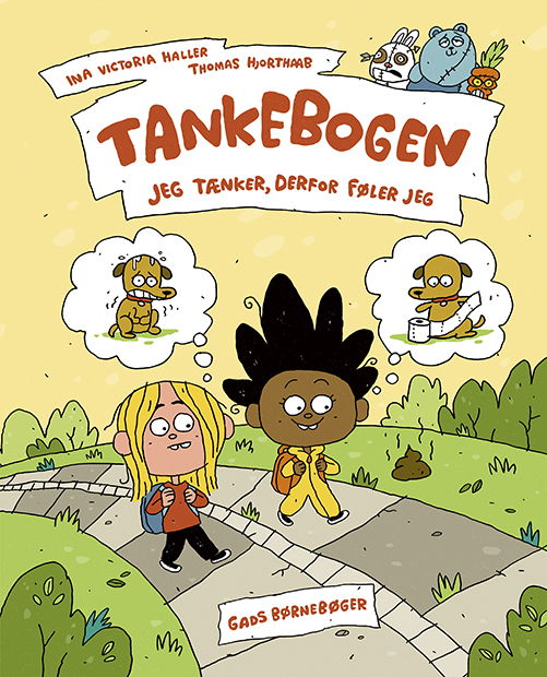 Cover for Thomas Hjorthaab Ina Victoria Haller · Tankebogen. Jeg tænker, derfor føler jeg (Bound Book) [1º edição] (2024)