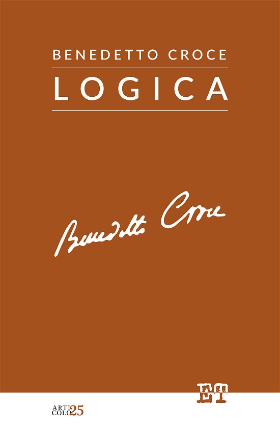 Cover for Benedetto Croce · Logica (Book)