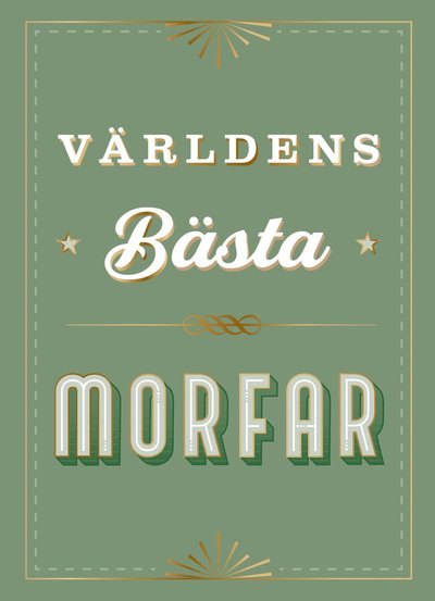 Cover for Världens bästa morfar (Hardcover Book) (2025)