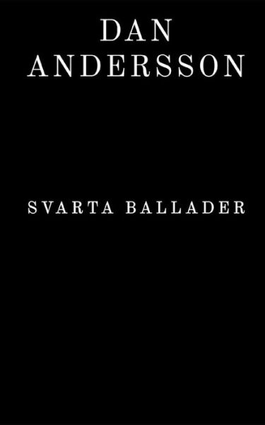 Cover for Andersson · Svarta ballader (Paperback Book) (2019)