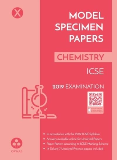 Cover for Oswal Publishers · Model Specimen Papers for Chemistry (Paperback Book) (2018)