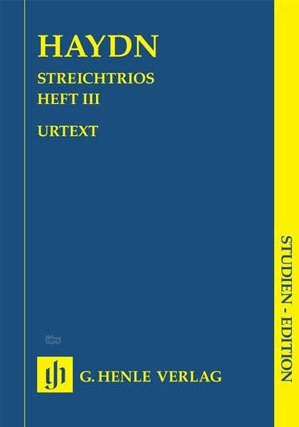 Cover for Haydn · Streichtrios.3,2Vl+Vc,StPt.HN9628 (Buch)