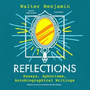 Cover for Walter Benjamin · Reflections (CD) (2022)