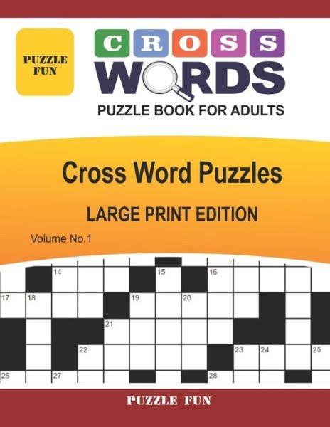 Cover for Puzzle Fun · Cross Words Puzzle Book For Adults - Large Print (Paperback Bog) (2020)