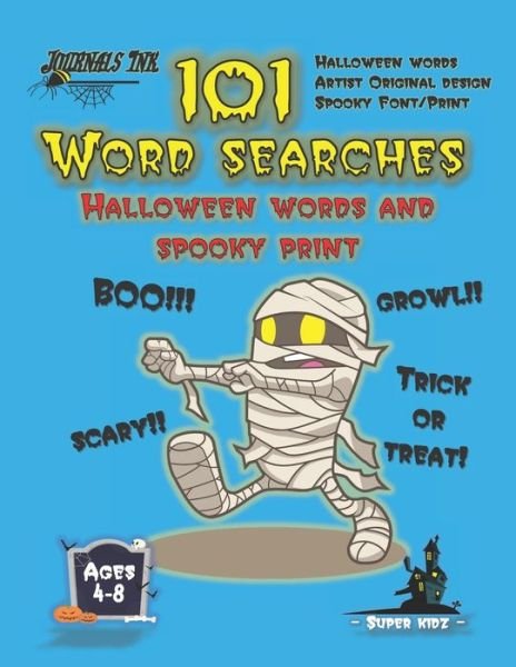 Cover for Sk · Halloween Word Search Book for Kids Ages 4-8 (Pocketbok) (2020)