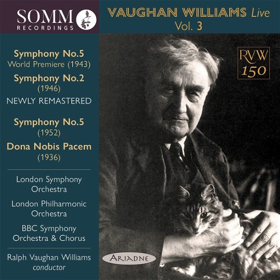 Cover for Vaughan Williams / London Philharmonic Orchestra · Vaughan Williams Live, Volume 3 (CD) (2022)