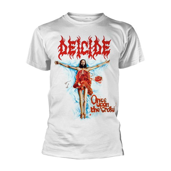 Cover for Deicide · Once Upon the Cross (White) (T-shirt) [size XXXL] [White edition] (2021)