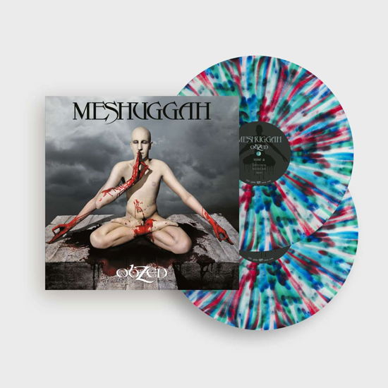 Cover for Meshuggah · ObZen (15th Anniversary edition) (LP) [Limited Clear/White/Blue Splatter edition] (2023)