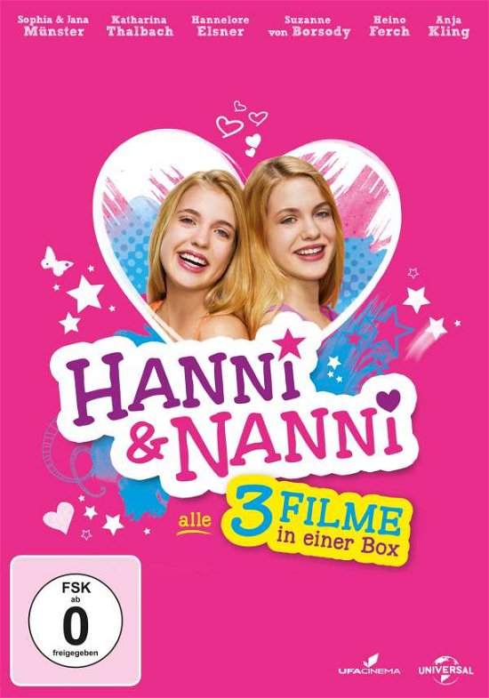 Cover for Sophia MÜnster,jana MÜnster,hannelore Elsner · Hanni &amp; Nanni 1-3 (DVD) (2016)
