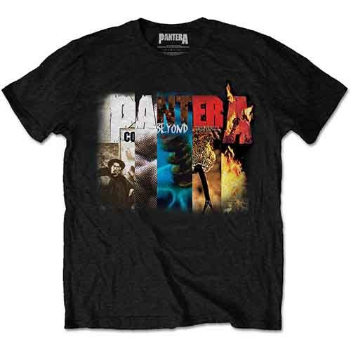 Pantera Unisex T-Shirt: Album Collage - Pantera - Produtos - Bravado - 5055979923282 - 