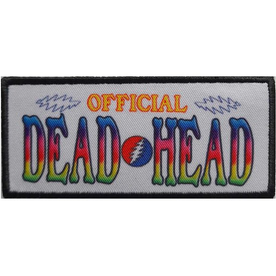 Cover for Grateful Dead · Grateful Dead Standard Printed Patch: Official Dead Head (Patch)