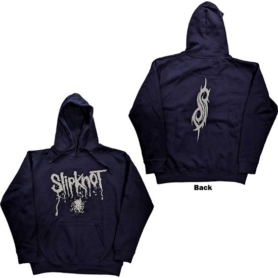 Slipknot Unisex Pullover Hoodie: Splatter (Back Print) - Slipknot - Merchandise -  - 5056561055282 - 