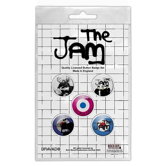 The Jam Button Badge Pack: All Mod Cons - Jam - The - Koopwaar -  - 5056737247282 - 