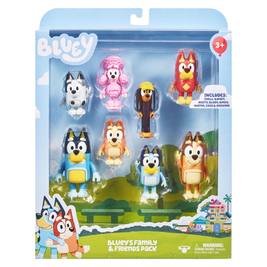 Cover for Bluey · Bluey - 8 Figures Multipack - S3 (90128) (Leketøy)