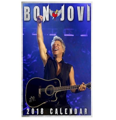 2018 Calendar Unofficial - Bon Jovi - Merchandise - OC CALENDARS - 6368239843282 - 