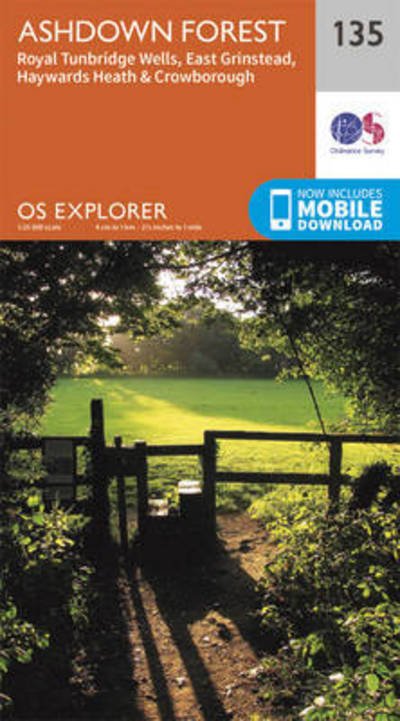Cover for Ordnance Survey · Ashdown Forest - OS Explorer Map (Landkarten) [September 2015 edition] (2015)