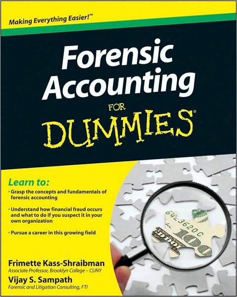 Cover for Frimette Kass-Shraibman · Forensic Accounting For Dummies (Paperback Book) (2011)
