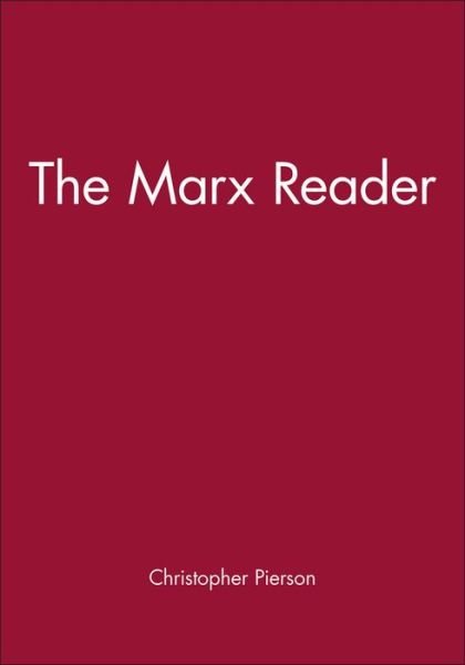Cover for C Pierson · The Marx Reader (Pocketbok) (1996)