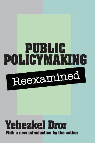 Cover for Yehezkel Dror · Public Policy Making Reexamined (Pocketbok) (1983)