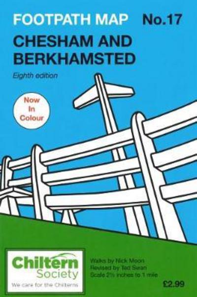 Footpath Map No. 17 Chesham and Berkhamsted - Chiltern Society Footpath Maps - Nick Moon - Books - Chiltern Society - 9780904148282 - November 25, 2015