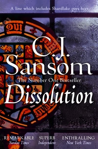 Cover for C. J. Sansom · Dissolution - The Shardlake series (Paperback Book) (2024)