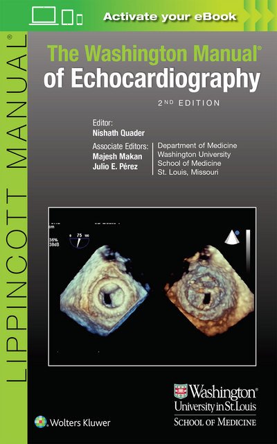 Cover for Quader, Nishath, M.D. · The Washington Manual of Echocardiography (Paperback Book) (2016)