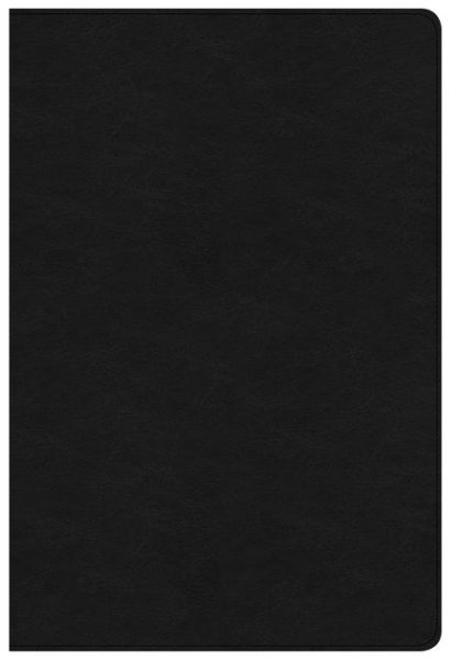 Cover for CSB Bibles by Holman CSB Bibles by Holman · NKJV Large Print Ultrathin Reference Bible Black Letter Edition, Premium Black Genuine Leather, Indexed (Læderbog) (2018)