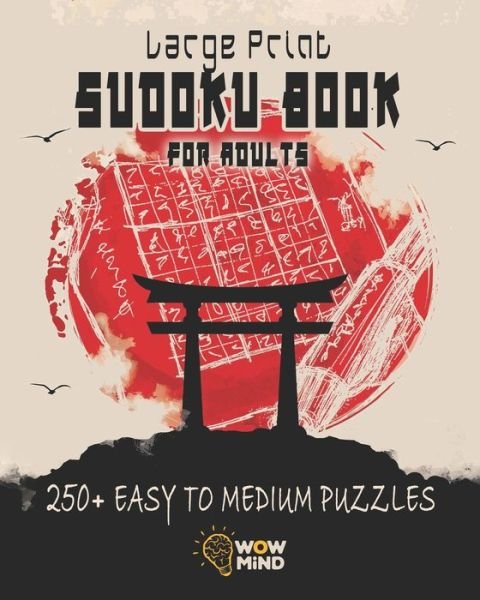 Cover for Wow Mind · Large Print Sudoku Book for Adults (Paperback Book) (2019)