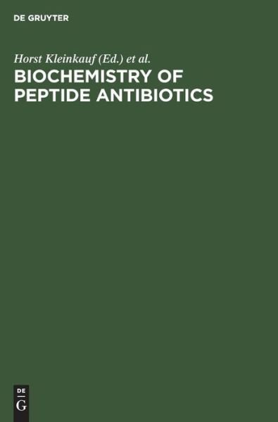 Cover for Biochemistry of Peptide Antibiotics (Hardcover Book) (1990)
