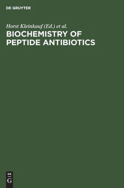 Cover for Biochemistry of Peptide Antibiotics (Hardcover Book) (1990)