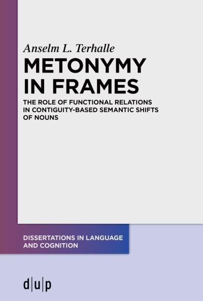 Cover for Anselm L. Terhalle · Metonymy in Frames (Paperback Book) (2022)