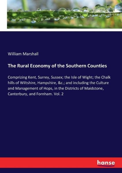 The Rural Economy of the South - Marshall - Livros -  - 9783337411282 - 30 de dezembro de 2017