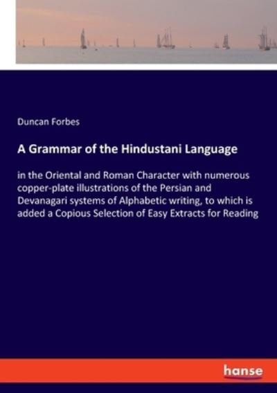 Cover for Forbes · A Grammar of the Hindustani Lang (Bok) (2020)