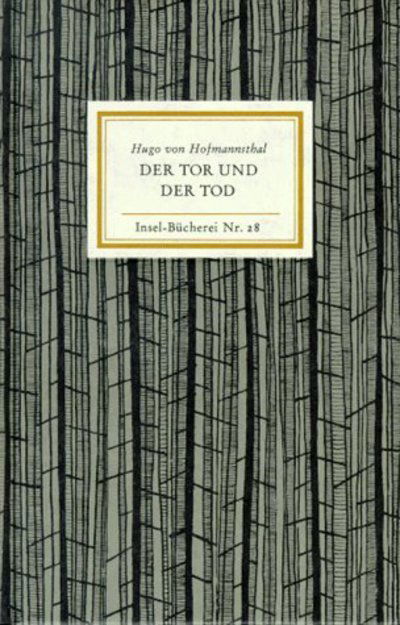 Insel Büch.0028 Hofmannsthal.Tor u.Tod - Hugo Von Hofmannsthal - Books -  - 9783458080282 - 