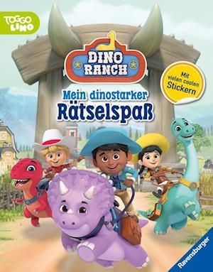 Cover for Lutz Anderson · Ravensburger Dino Ranch: Mein dinostarker Rätselspaß - mit Stickern - coole Knobeleien, kreative Beschäftigung mit den Lieblingscharakteren aus der Serie (Book) (2023)