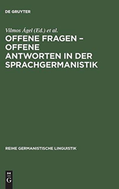 Cover for Offene Fragen, offene Antworten in der Sprachgermanistik (Book) (1992)