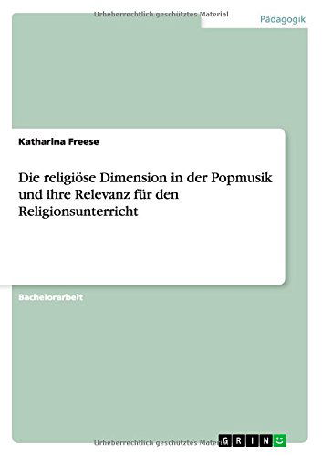 Cover for Freese · Die religiöse Dimension in der P (Book) [German edition] (2010)