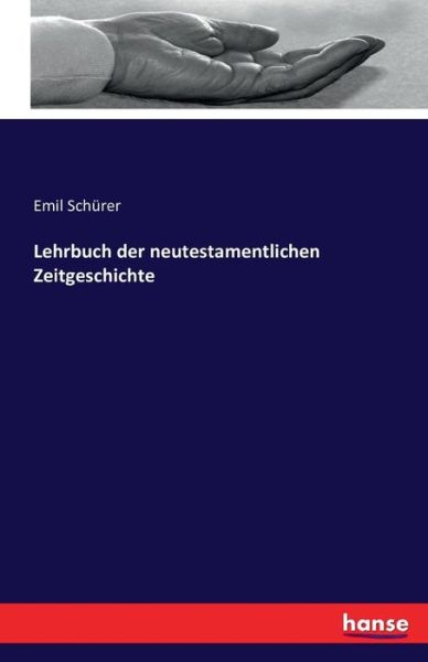 Cover for Schürer · Lehrbuch der neutestamentlichen (Book) (2016)