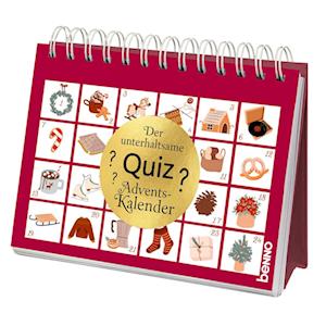 Cover for Der unterhaltsame Quiz-Adventskalender (Book) (2024)