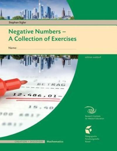 Cover for Stephen Sigler · Negative Numbers (Pocketbok) (2016)