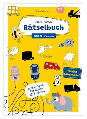 Cover for Anika Gehrmann · Mein ADAC Rätselbuch - 100% Ferien (Book) (2023)