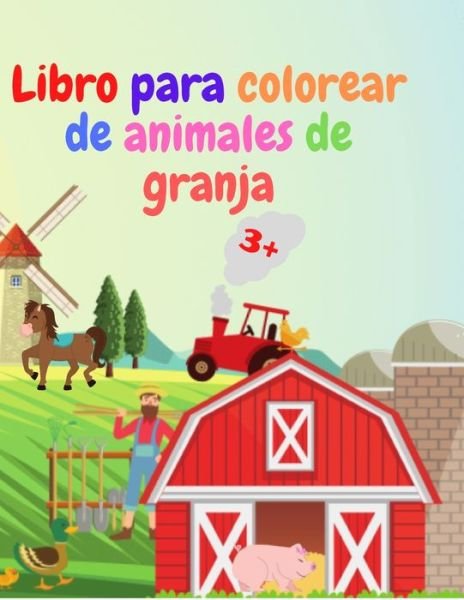 Cover for Urtimud Uigres · Libro para colorear de animales de granja (Pocketbok) (2021)
