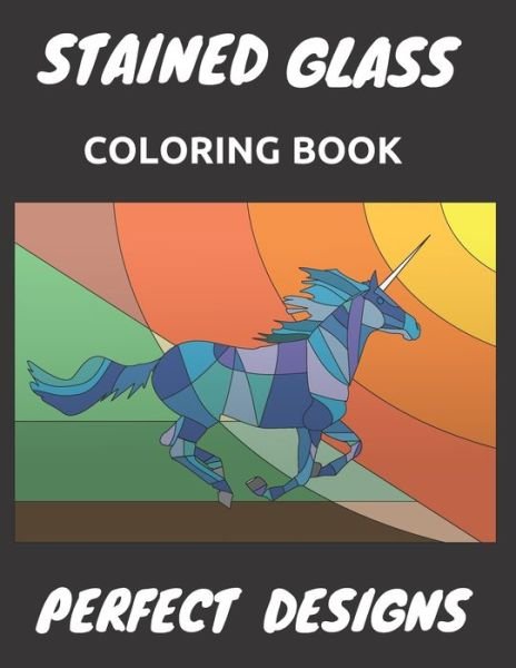 Cover for K M Artist · Stained Glass Coloring Book (Paperback Book) (2020)