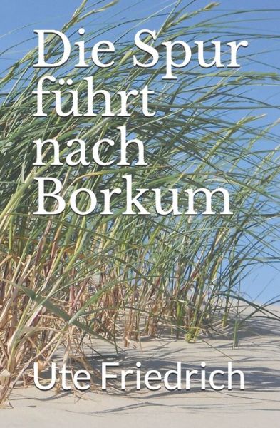 Cover for Ute Friedrich · Die Spur fuhrt nach Borkum - Borkumkrimis (Paperback Book) (2020)