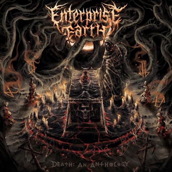 Cover for Enterprise Earth · Death: an Anthology (2lp) (Ruby Marble) (LP) [P edition] (2024)