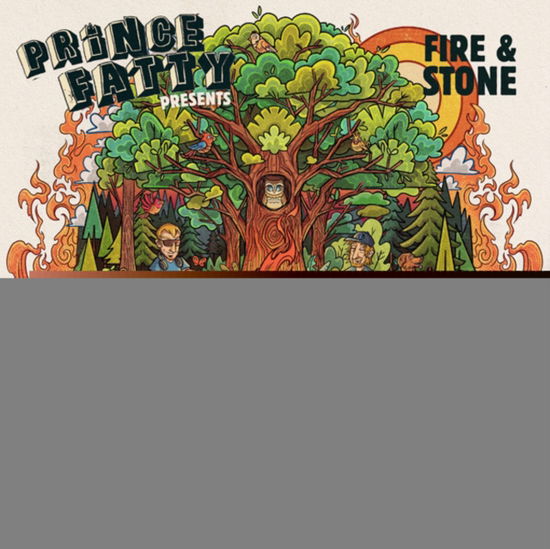 Cover for Stick Figure X Prince Fatty · Fire &amp; Stone (LP) (2023)