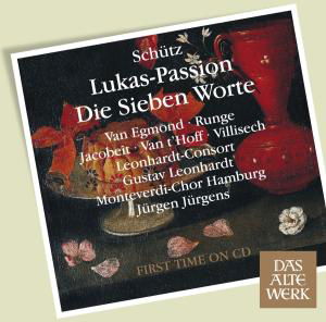 Schutz: Lukas Pasion / Sieben Worte - Schutz / Egmond / Monteverdi Choir / Jurgens - Musik - WARNER CLASSICS - 0825646961283 - 21. juli 2008