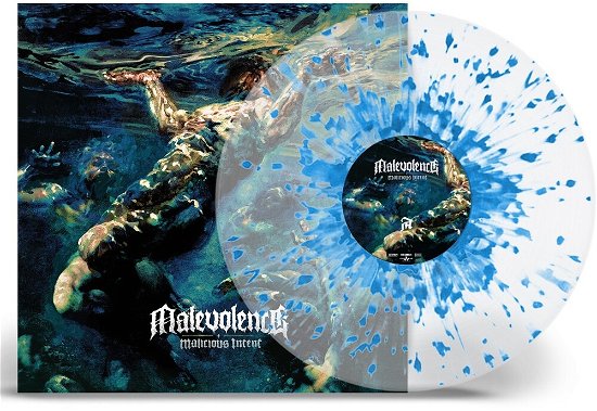 Cover for Malevolence · Malicious Intent (Crystal Clear with Sky Blue Splatter) (LP) (2022)