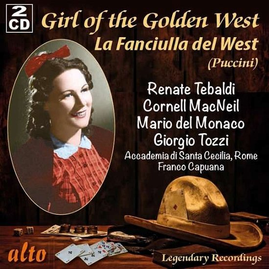 Cover for Tebaldi / Macneil / Del Monaco / Tozzi · La Fanciulla Del West (CD) (2016)