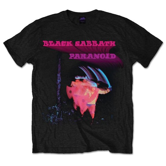 Cover for Black Sabbath · Black Sabbath Unisex T-Shirt: Paranoid Motion Trails (T-shirt) [size L] [Black - Unisex edition] (2016)